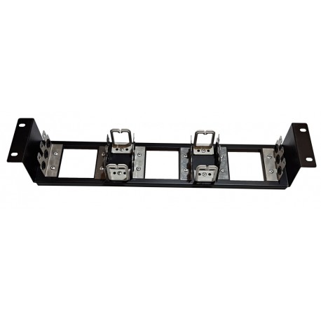 Rack 19" pre 16 líšt LSA PLUS 2/10, lišty vertikálne, 2,5U